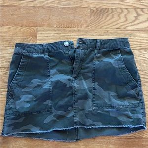 Camo print Aeropostale Jean skirt